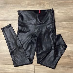 Spanx faux leather leggings